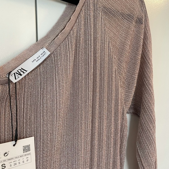 Zara one shoulder dress. Size Small - Picture 3 of 8